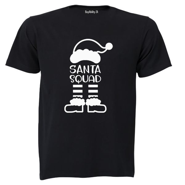 Santa Squad - Christmas Hat - Adults - T-Shirt