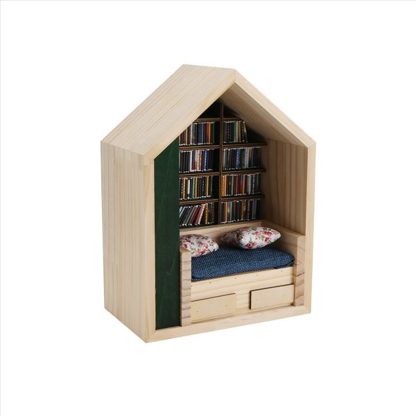 200 Books Tiny Library Anti-Anxiety Bookshelf