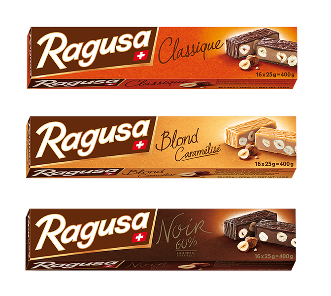 Ragusa Classique, Blond &amp; Noir - Milk Chocolate 400g (16 x 25g) - 3Pack