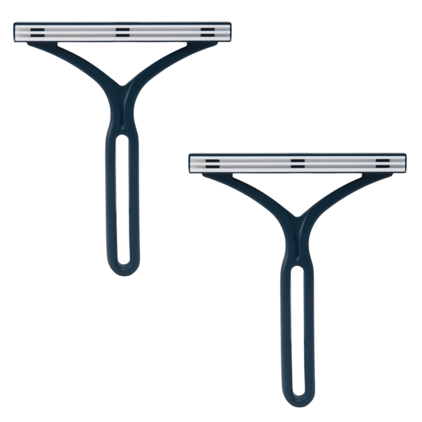 2 Pack - Manual Hair &amp; Lint Remover - Dark Blue