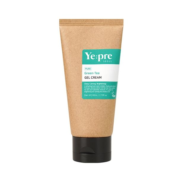 Pure Green Tea Gel Cream - deep calming, brightening, korean skincare