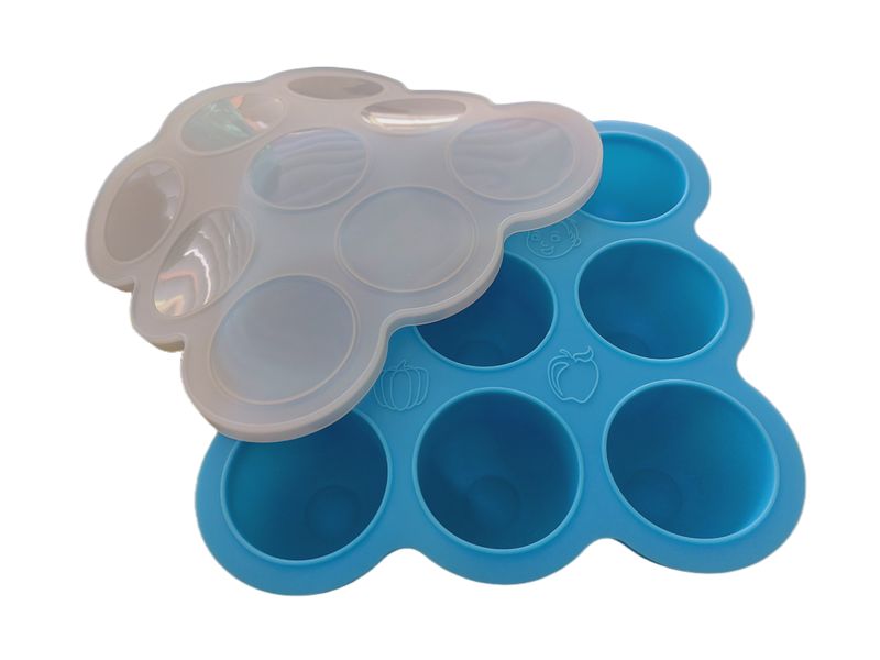 Silicone Food Storage Containers With Lid - 9 Cavity