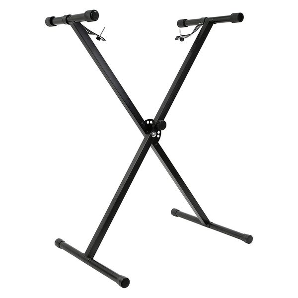 Piano Stands Adjustable Single Braced X Keyboard Stand with Locking Straps