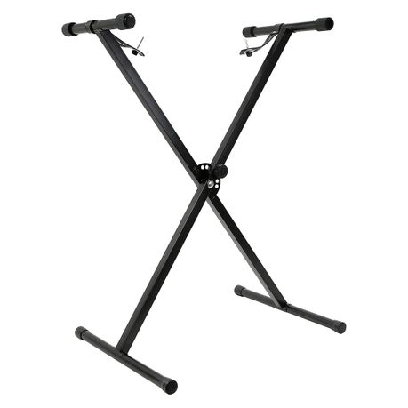 Piano Stands Adjustable Single Braced X Keyboard Stand with Locking Straps Image