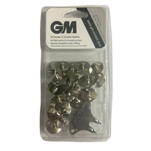 GM Cricket Spikes (20) with Spanner