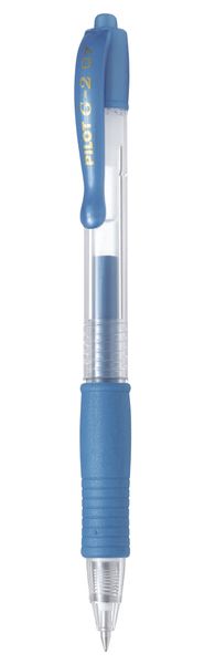 Pilot G-2 0.7 Gel Retractable Pen - Box of 12 - Metallic Blue