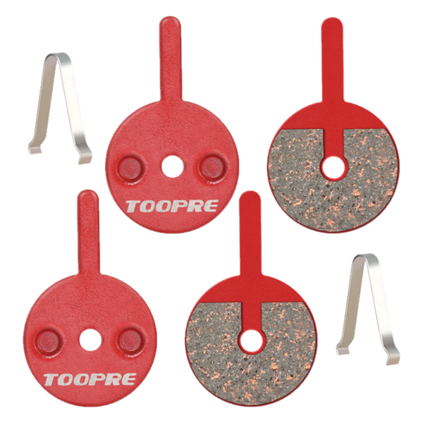 Toopre Bicycle Twin Pack Resin Semi Metal Disc Brake Pads TP-11G