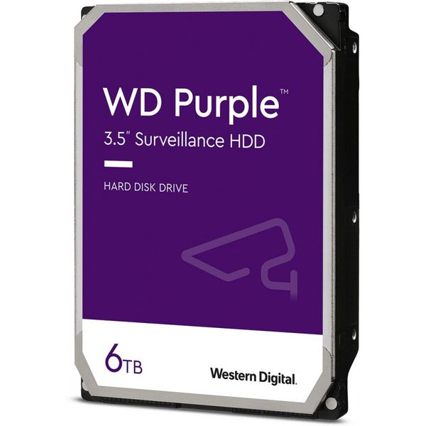 WD Purple 6TB CCTV Surveillance Hard Drive for DVR &amp; NVR Systems