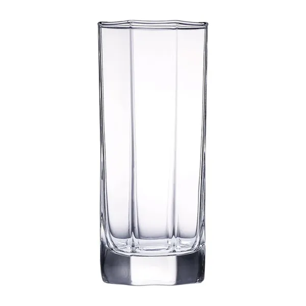 Hi-ball 6pc 200ml Glass Octagonal Shaped