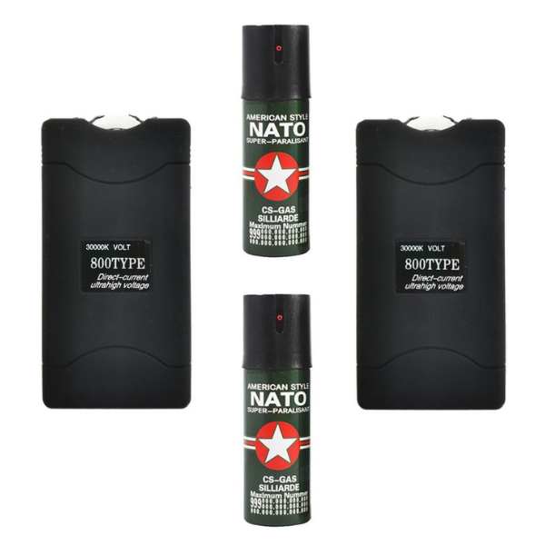 Taser and Nato Pepper Spray 4 Pack Shop Today. Get it Tomorrow