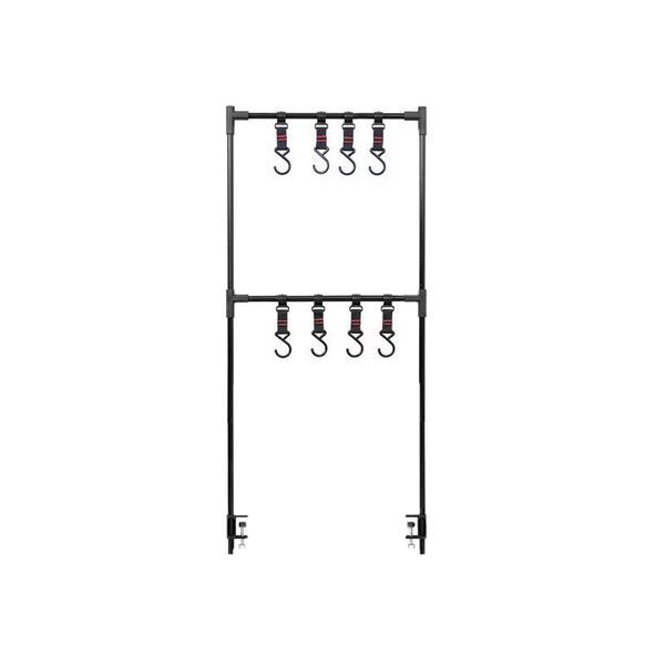 2-Layer Camping Hanging Rack Easy Installation Tabletop Cookware Hanger