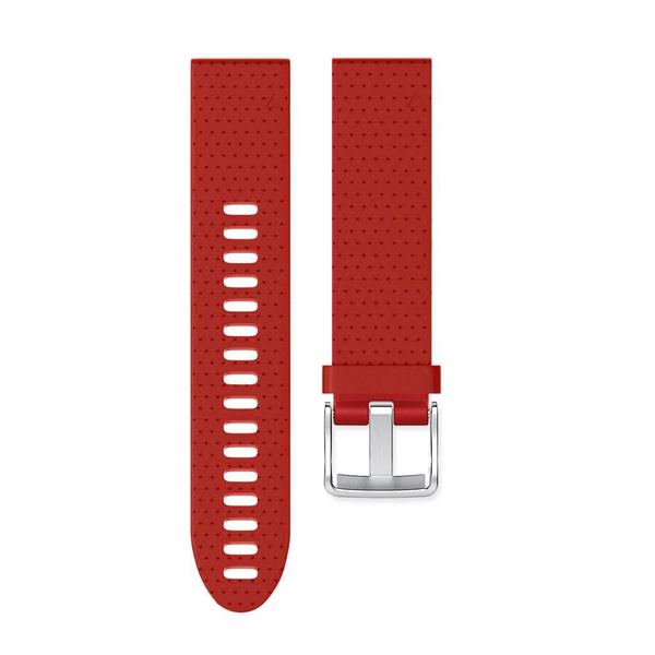 Killer Deals Replacement Silicone Strap for 20mm Garmin Fenix 5S/6S - S/M/L - Red
