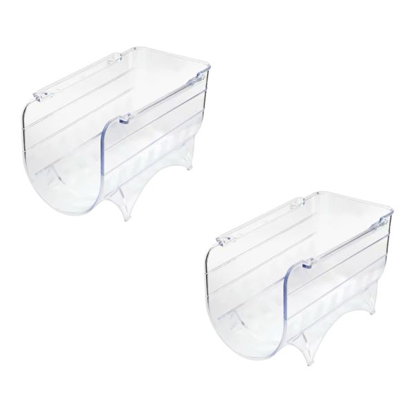 Bottle Organizer 20 x 11.5 x 9.5cm Clear - 2 Piece