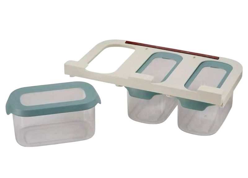 Kitchen Pantry Cupboard 1.3L Undershelf Food Snack Storage Container - 3 Piece
