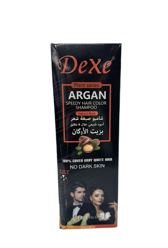 Dexe Argan Oil Speedy Color Organic Hair Dye Shampoo No Dark Skin ...