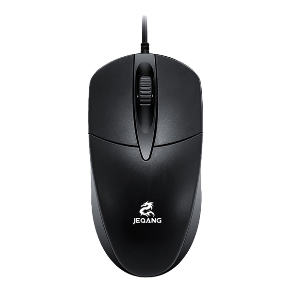 JM-018 Ergonomic Wired Office Mouse Black