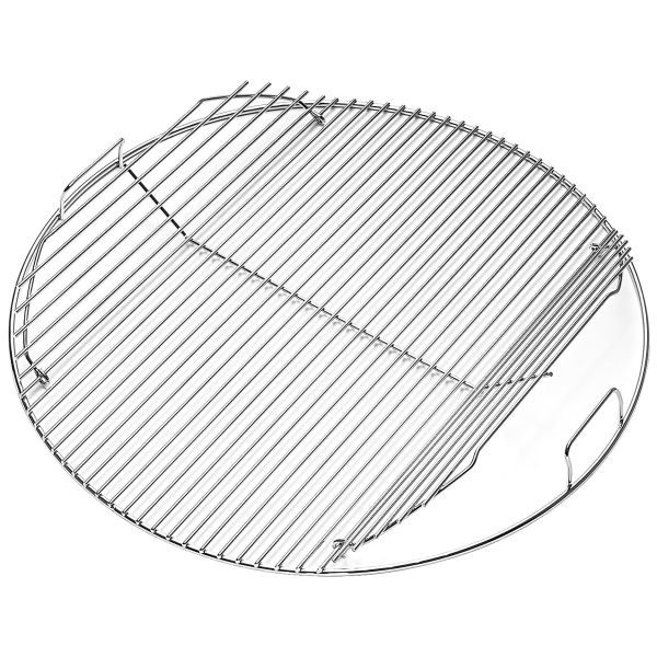 304 Stainless Steel Hinged Cooking Grate 21.5in Round Grill Accessory