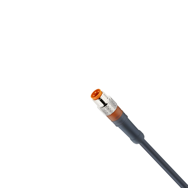 RSMSV5-298/1M-ECN: M8 B-Coded Shielded Male Straight Cordset, 5-Pole