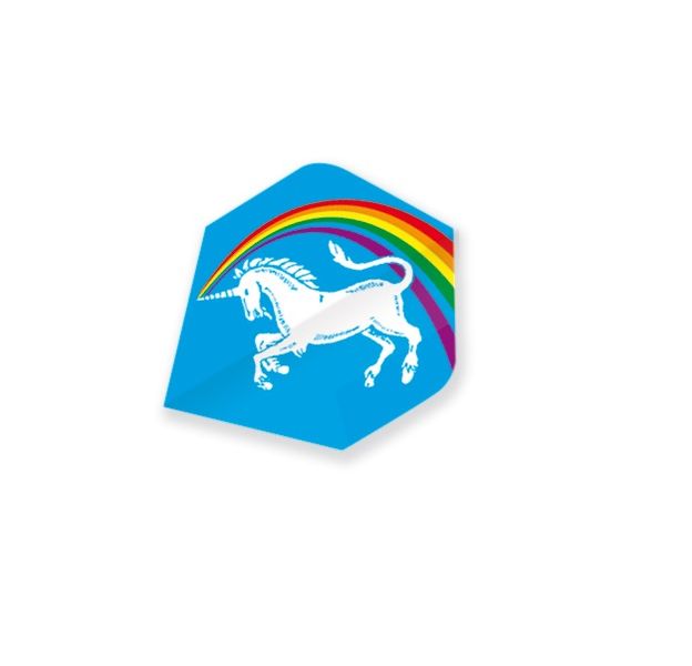 Unicorn Core .75 Flights - Unicorn Rainbow - Blue
