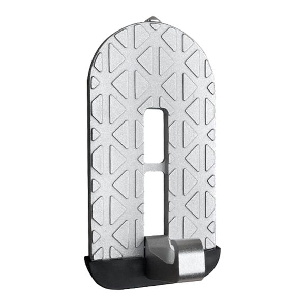 Universal Fit Car Door Step, Foldable Roof Rack Door Step Up (Silver)