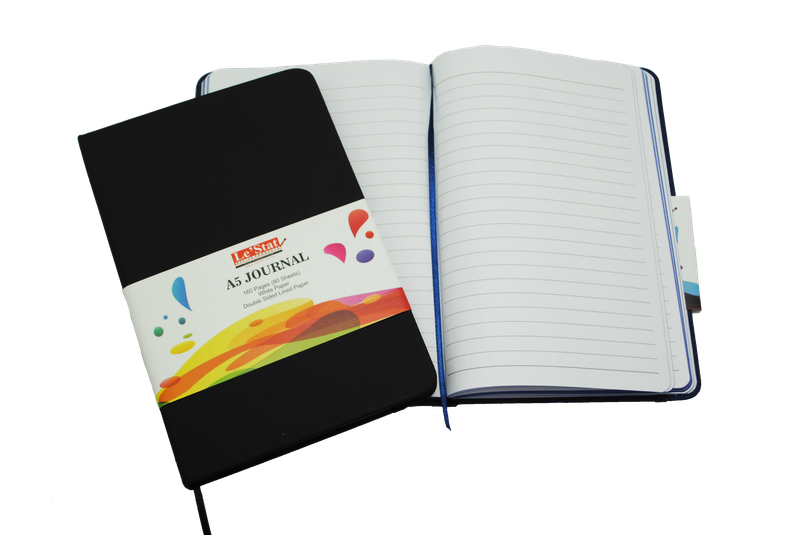A5 160 Page Ruled Journal Book With Elasticated Closure