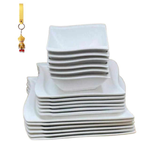 Porcelain Dinnerware Set - 18 Piece