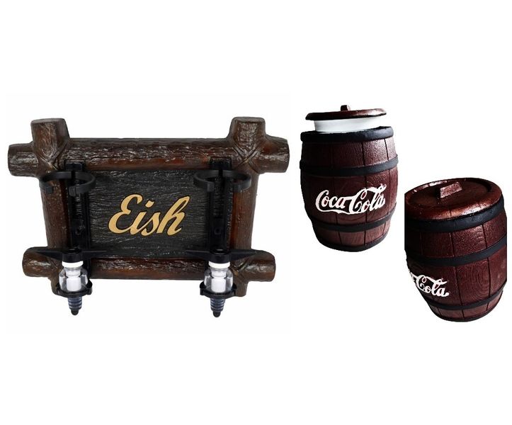 Eish! - Super Combo - 2 Optic Liquor Dispenser &amp; Coca-Cola Ice Bucket