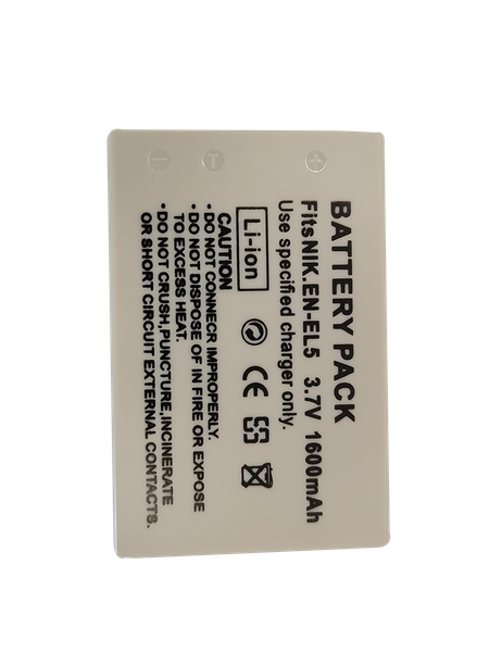 1600mAh Lithium-ion Battery Pack for Nikon EN-EL5 / KLICKTEL EN-EL5 Camera