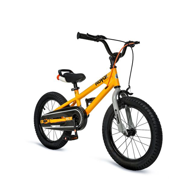 Royalbaby Freestyle7 16'' Yellow Kids Bicycle - New Generation - Boy &amp; Girl