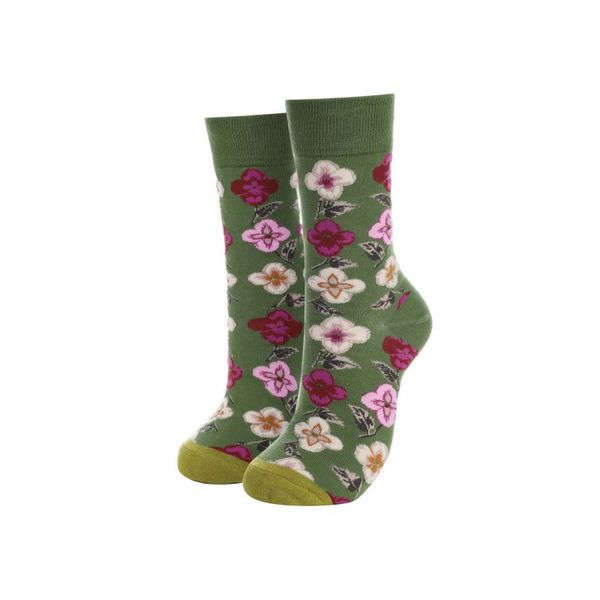 SoGood-Candy - Socks - Bright Summer Flowers