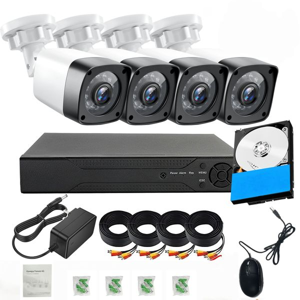 500GB HDD +AHD CCTV Direct +4 Channel cctv camera system +IP66