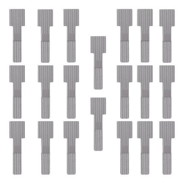 20 Piece-Multipurpose Strong Adhesive Cable Clips With Discreet Design-Grey