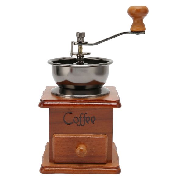 Manual Coffee Bean Grinder Vintage Style Hand Coffee Mill Grinder for Home