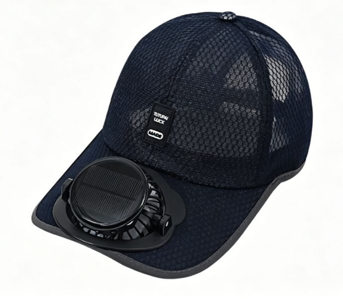 Solar Fan Hat USB Rechargeable Cooling Baseball Cap