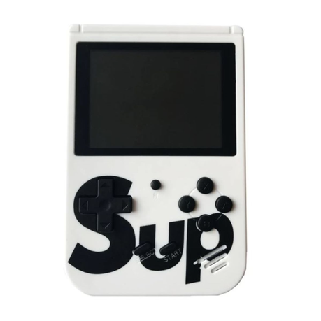 X400 White Portable Handheld Game Console 3 Inch Screen 400 Built-in Games Image