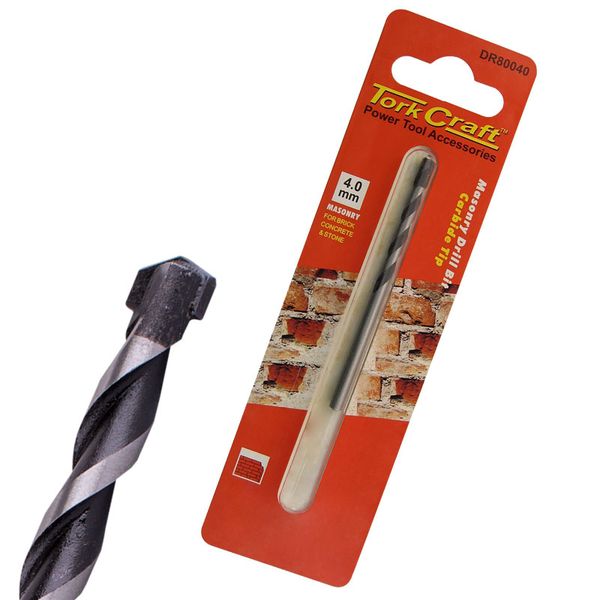Drill Bit Masonry/Concrete 4.0Mm 1/Card