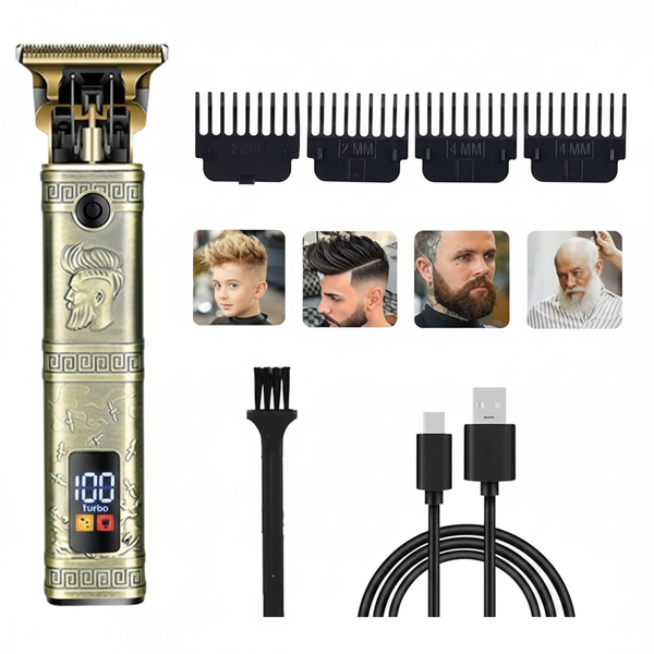 Sokany Cordless Hair Clipper with Ergonomic Square Design