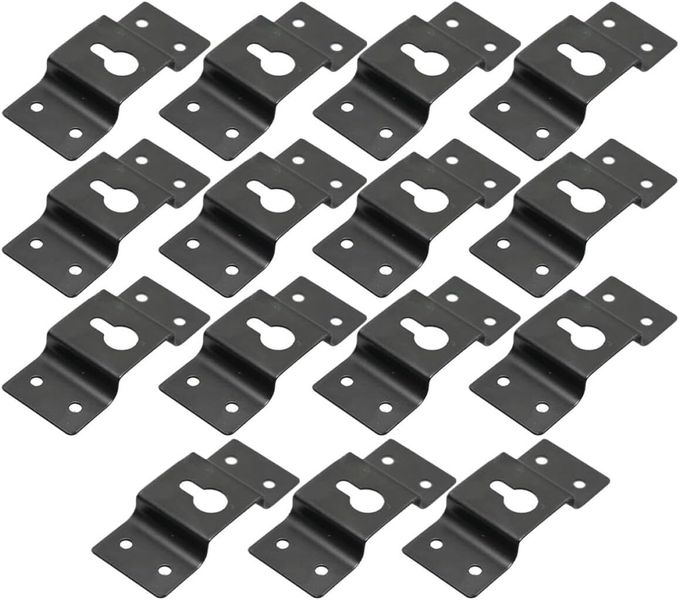 Iron Speaker Hanger Plates Wall Mount Brackets with Screws for Home Theate