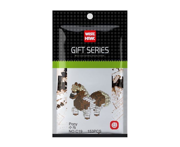 Wisehawk Pony - 153 Pieces 5.1cm Long