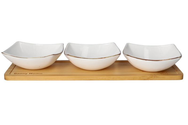 Danny home Dessert Bowls &amp; Tray Set 4 Piece