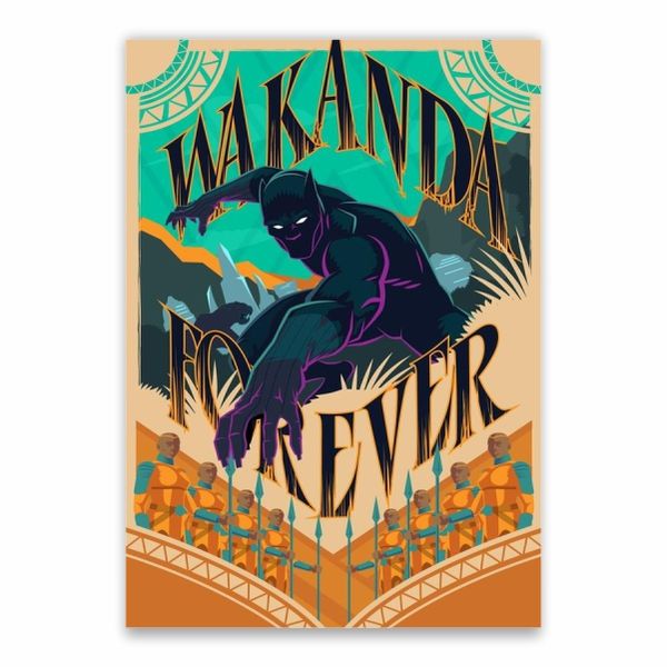 Wakanda Forever Poster - A1
