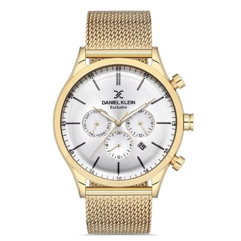 Daniel Klein Exclusive Multifunction Mesh Strap Watch DK1128593
