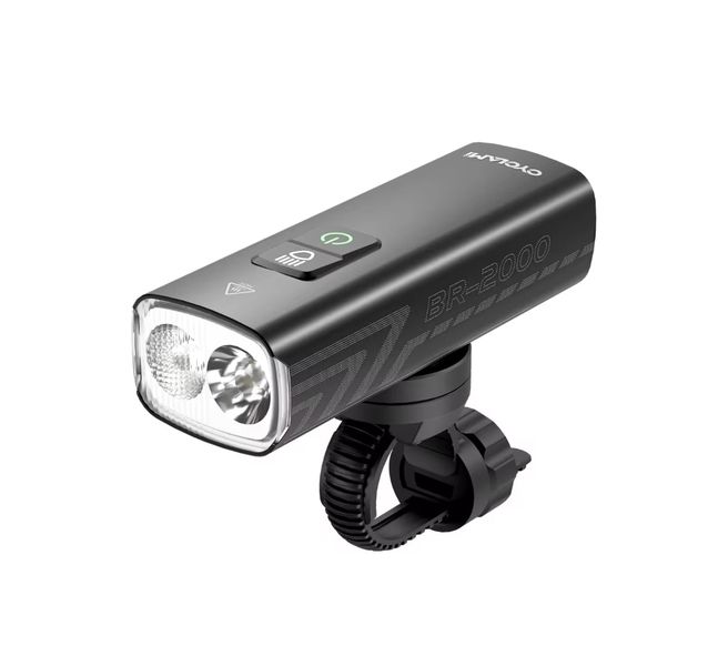 Cyclami BR2000 Next Gen-2000LM Bike Light-Rechargeable USB C Type Road MTB
