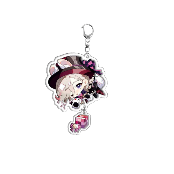 Cute Character Keyring &amp; Bag Ring - Cute Cartoon Keychain