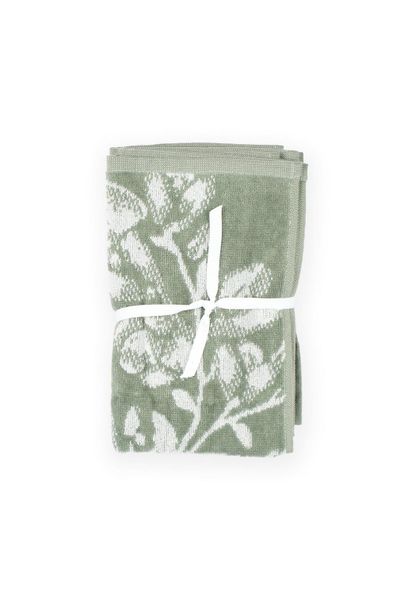 2 Pack Flora Guest Towel - Teal