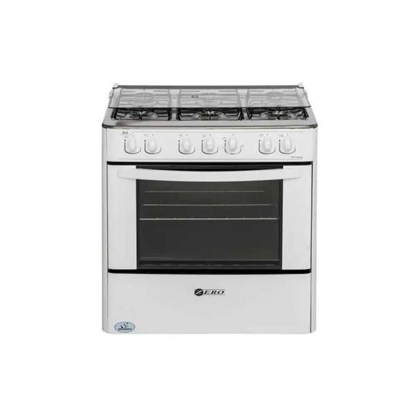 Zero Appliances 6 Burner Gas Stove - White