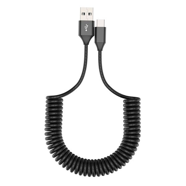 Viaking Type-C Quick Charge 5A Spring Cable 1.5M