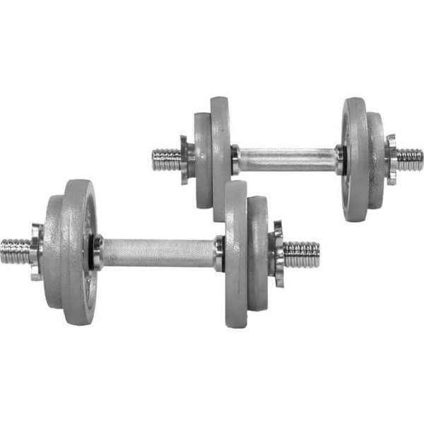 GORILLA SPORTS SA - Cast Iron Dumbbell Set 20KG