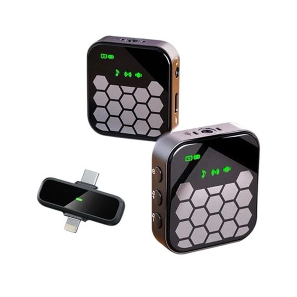 2 IN 1 Wireless Lavalier Microphone