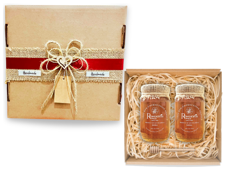 Rondevlei Wild Two Jars, One Sweet Thought Honey Gift Box